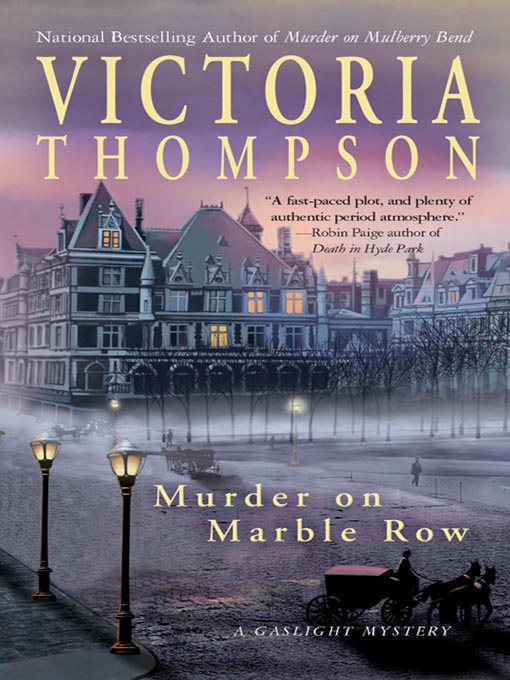 Title details for Murder on Marble Row by Victoria Thompson - Available